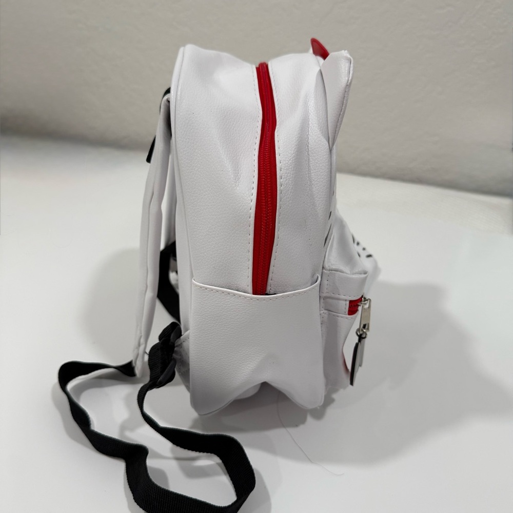 Hello Kitty White and Red Mini Backpack with Bow Accent with Coin Purse Kawaii - Picture 2 of 9
